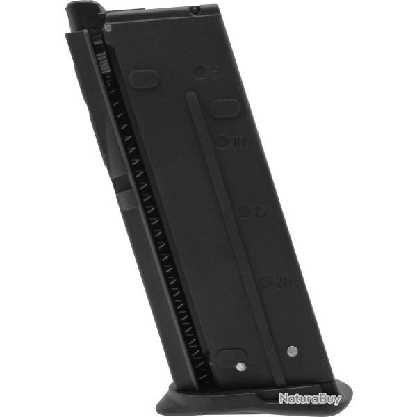 Chargeur gaz 17 BBs pour Five-seveN GBB - Noir - Cybergun