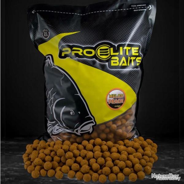 Bouillettes pro lite baits 20mm melon pche 8kg