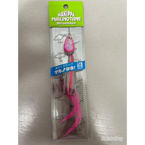 !! OPE -70%!! LEURRE MEGABASS MAKIPPA MAKINOTANE 20gr col pink silver