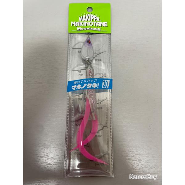 !! OPE -70%!! LEURRE MEGABASS MAKIPPA MAKINOTANE 20gr col SILVER GLOW