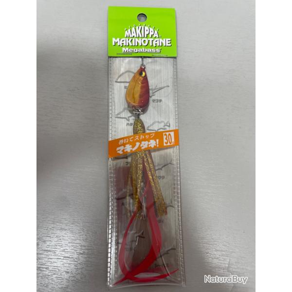 !! OPE -70%!! LEURRE MEGABASS MAKIPPA MAKINOTANE 30gr col akakin