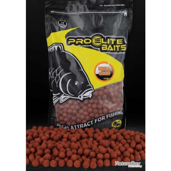 Bouillettes pro �lite baits 14mm 3.5kg Krill crab