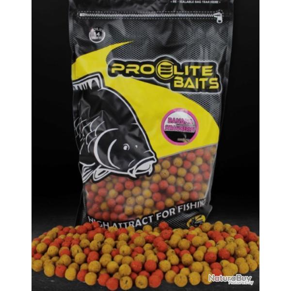 Bouillettes pro �lite baits 14mm 3.5kg banana strawberry
