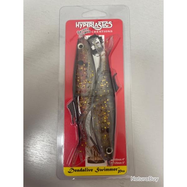 !! OPE -70%!! LEURRE HYPERLASTICS DEADALIVE SWIMMER PRO 5'� col bunker