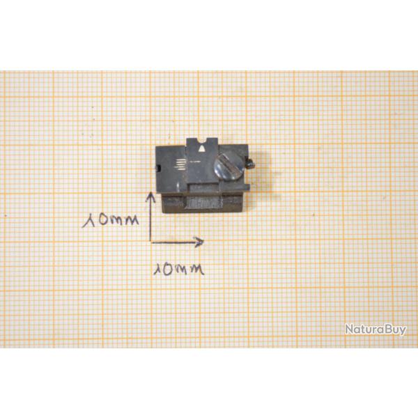 Hausse curseur basculant pour carabine � identifier. Style Browning Bar