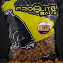 Bouillettes pro &eacute;lite baits 14mm 3.5kg melon p&ecirc;che