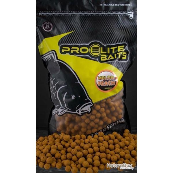 Bouillettes pro �lite baits 14mm 3.5kg melon p�che