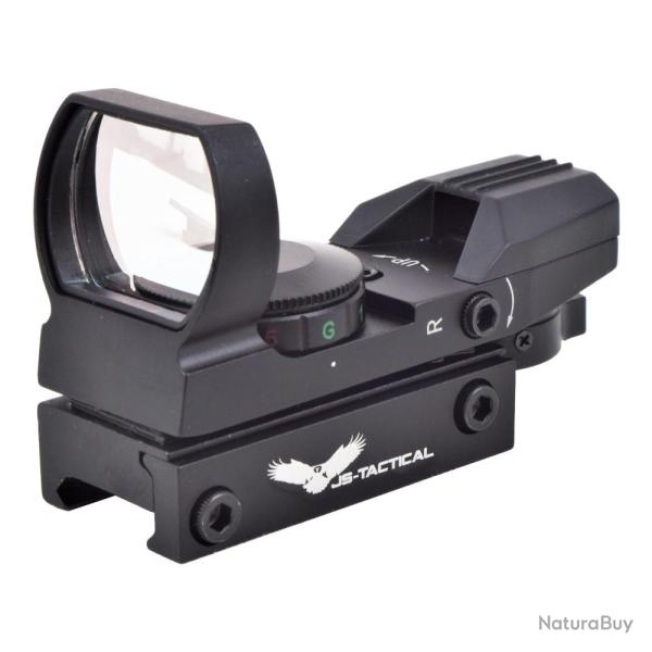 Point rouge compact tactique JS noir