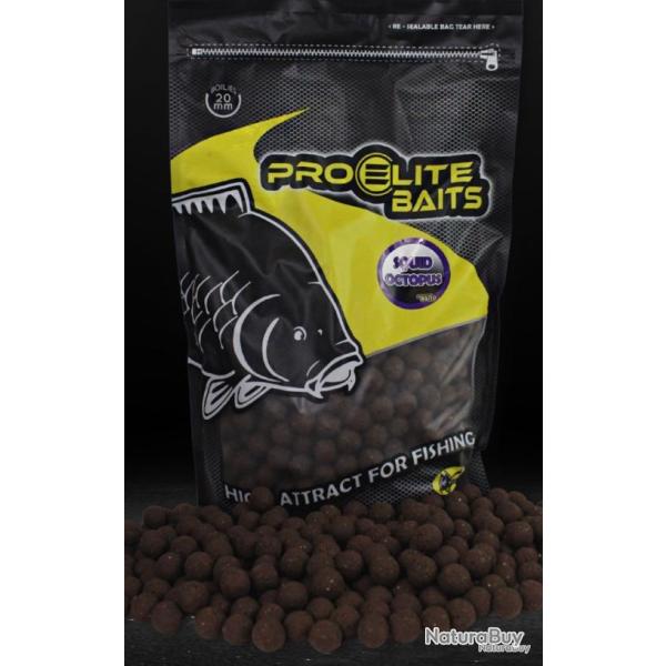 Bouillettes pro elite baits squid octopus 20mm 2,5kg