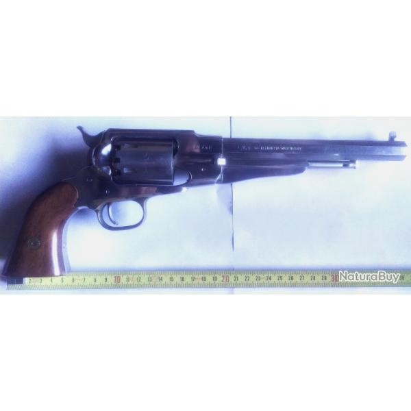 Vend revolver poudre noire    PIETTA REMINGTON 1858 New Army INOX cal.44