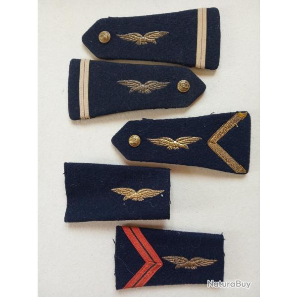 Epaulettes et passants d'�paulettes Aviation