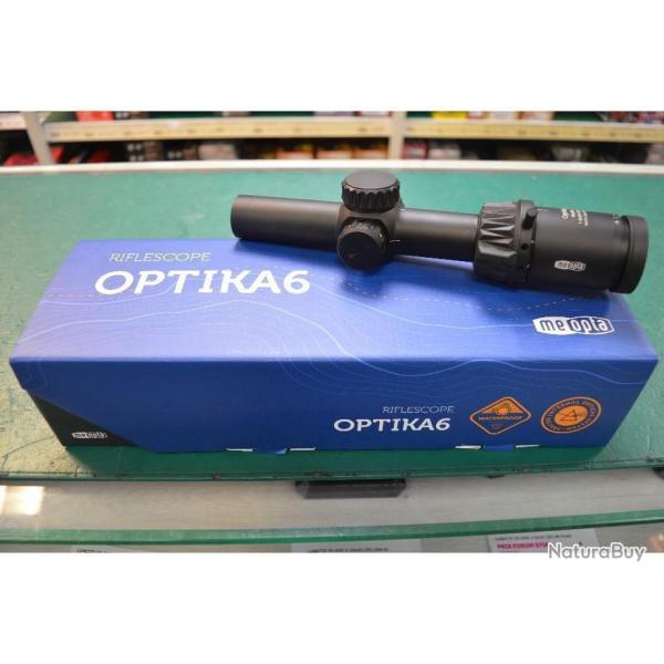 LUNETTE DE BATTUE MEOPTA OPTIKA 6 EN 1-6X24 RTICULE LUMINEUX 4C IL NEUVE