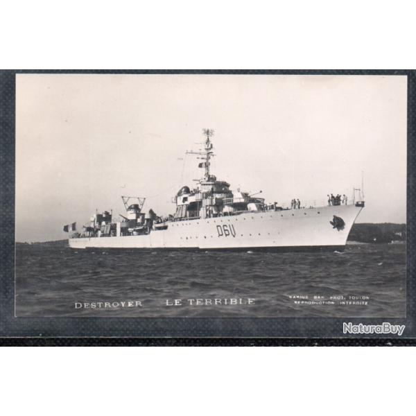 CPA - MARINE Militaire -DESTROYER LE TERRIBLE N�3611