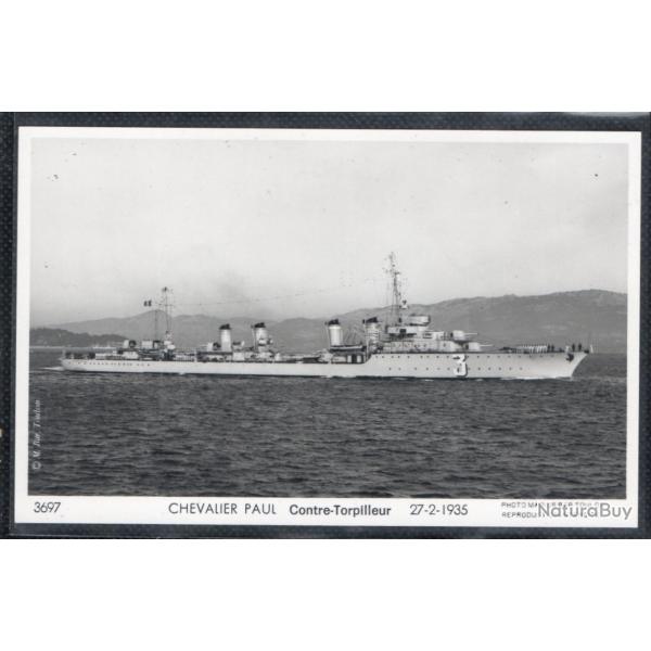 CPA - MARINE Militaire - LE CHEVALIER PAUL Contre - torpilleur 27-2-1935  N�3616