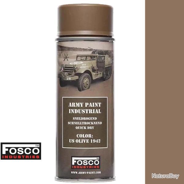 Bombe peinture militaire camouflage US Olive 1942 400 ml
