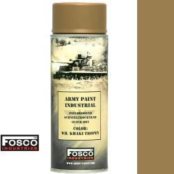 Bombe peinture militaire FOSCO WK Khaki Tropen - Spray a&eacute;rosol tactique 400ml