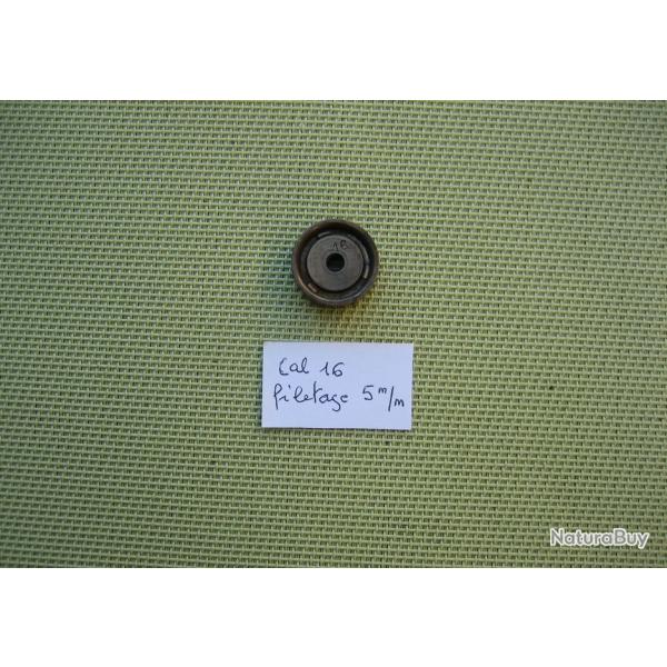 Lissoir laiton cal 16 filetage 5 mm