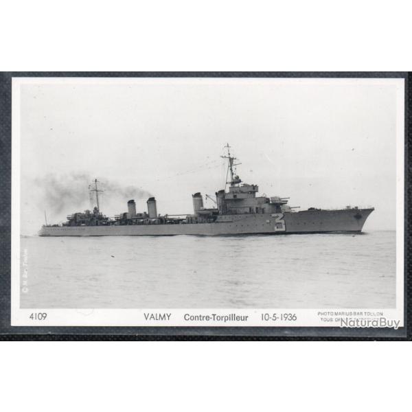 CPA - MARINE Militaire - VALMY Contre - Torpilleur 10-5-1936 N�3620