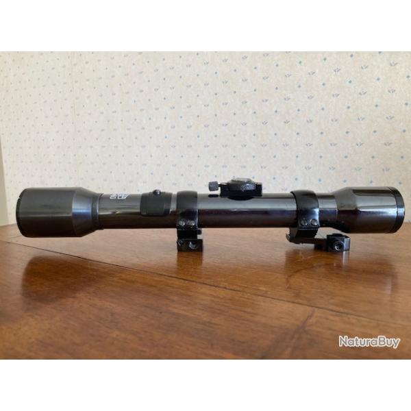 Lunette KAHLES  Wien  H / 4 x 60 en acier avec montage en acier d�rivale pour rail de 16 mm