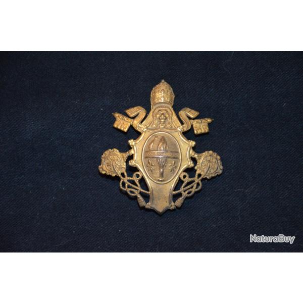 CUIVRERIE PAPALE-HAUSSE COL-GIBERNE-COIFFURE-CEINTURON-ROME- LEON XIII-ITALIE