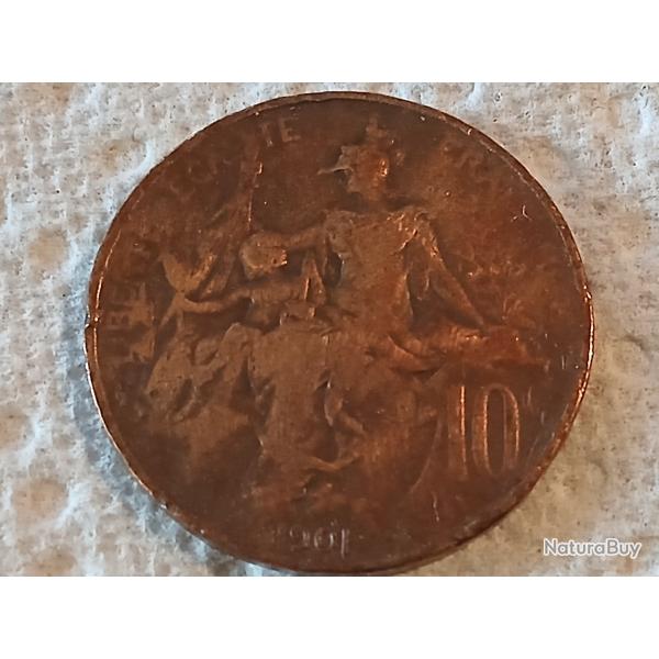 10 centimes Dupuis 1901