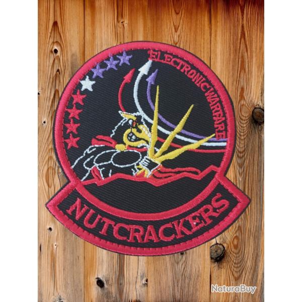 ECUSSON BLACK OPS 8 CM SCRATCH TACTICAL PATCH  US AIR FORCE AREA 51 USA
