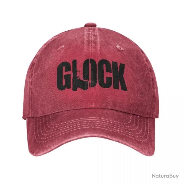 Casquette tactique Glock snapbak - Rouge / Unique