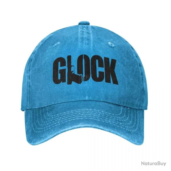 Casquette tactique Glock snapbak - Bleu / Unique