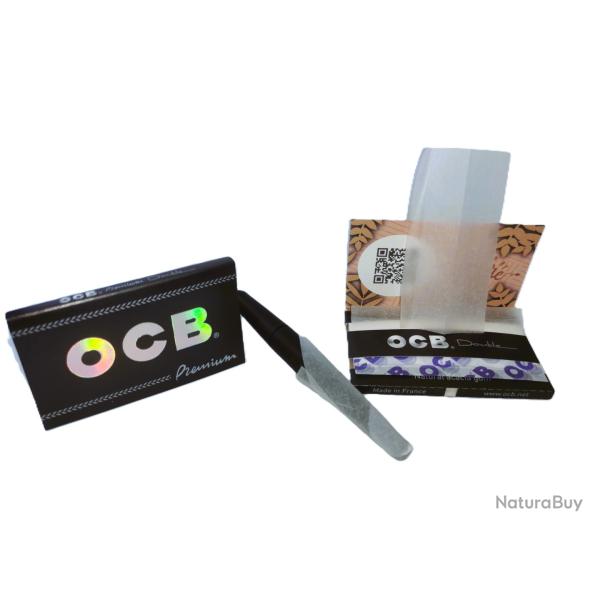 Feuilles OCB pour cartouche papier poudre noire x lot 5 carnets soit 500 Feuilles