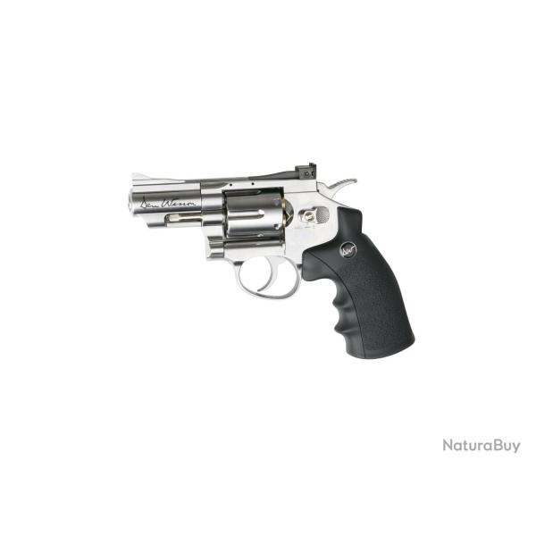 REVOLVER GNB DAN WESSON 2.5 SILVER 4.5 CO2 -PLOMBS