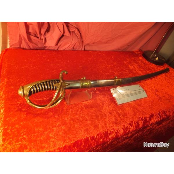 Sabre de Saint-Cyr . Pour officier mod�le F1. de l'Ecole Sp�ciale Militaire de Saint-Cyr.