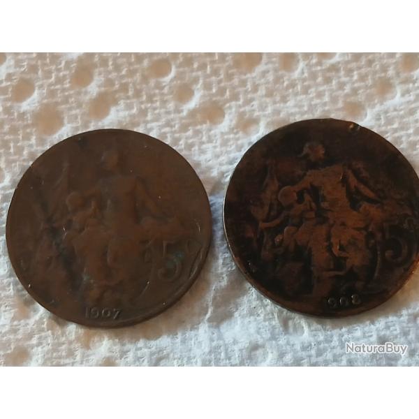 15 X 5 centimes Dupuis 1907 � 1917