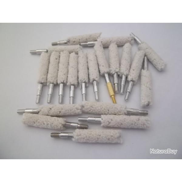 ECOUVILLONS DE NETTOYAQE cal 9mm 38 Spl 357