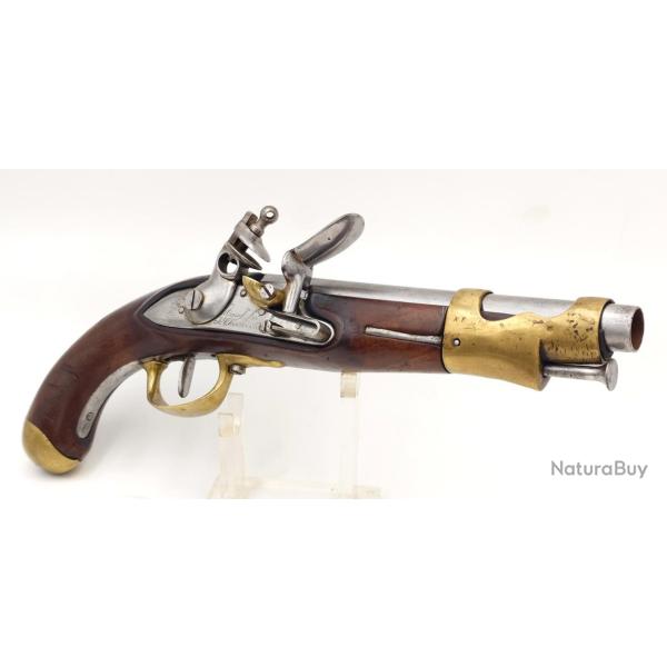 PISTOLET DE CAVALERIE MODELE AN IX MANUFACTURE NATIONALE DE CHARLEVILLE AN X / 1801 - FRANCE CONSULA