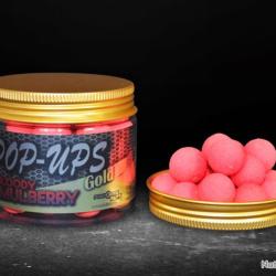 Bouillettes flottantes pop-ups pro élite baits bloody Mulberry gold 12mm