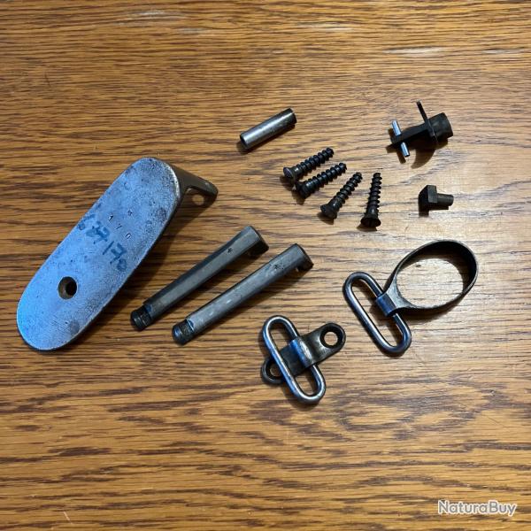 Lot de pi�ces pour crosse Carl Gustav M1896