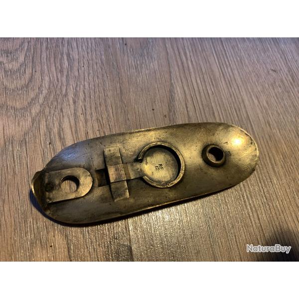 Militaria Britannique WW1 Plaque de Couche Laiton Lee Enfield MKIII