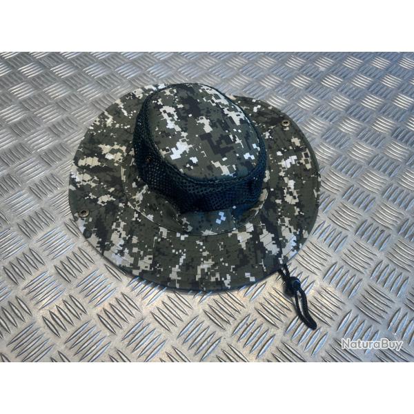 Chapeau camouflage protection solaire maille respirante chasse randonne peche camping militaire