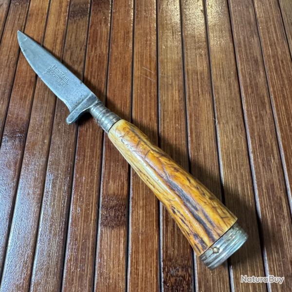 COUTEAU FEINSTAHL GESCHMIEDET  DE BOTTE ALLEMAND �POQUE 1930-40 WW2 BOIS DE CERF