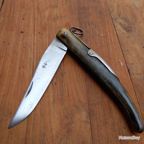 Tr�s Grand et Solide Couteau � palme TARRY LEVIGNE 29 cm Manche en Corne