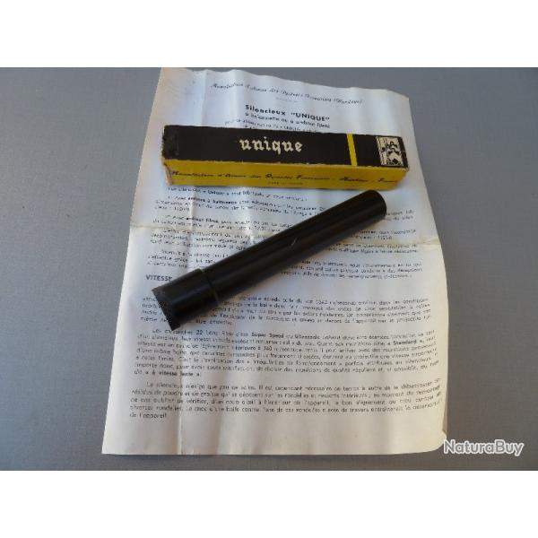 SILENCIEUX UNIQUE AVEC FILETAGE 1/2-20 UNF --- 1er mod�le