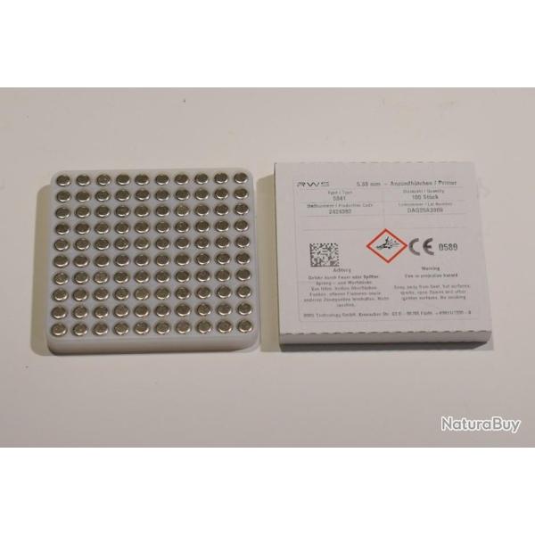 lot 200 amorces Large Rifle de marque RWS 5341