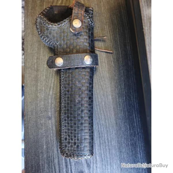 Étui De Hanche Vega Holster - Cuir Droitier Pour Revolver 4 Pouces, Neuf