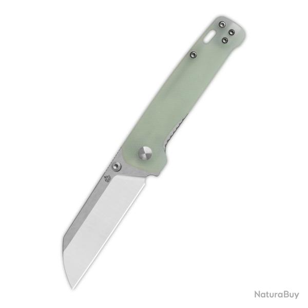 Couteau QSP Penguin V2 Sheepfoot Acier D2 Manche G10 Jade S�curit� Liner Lock QS130V2G1