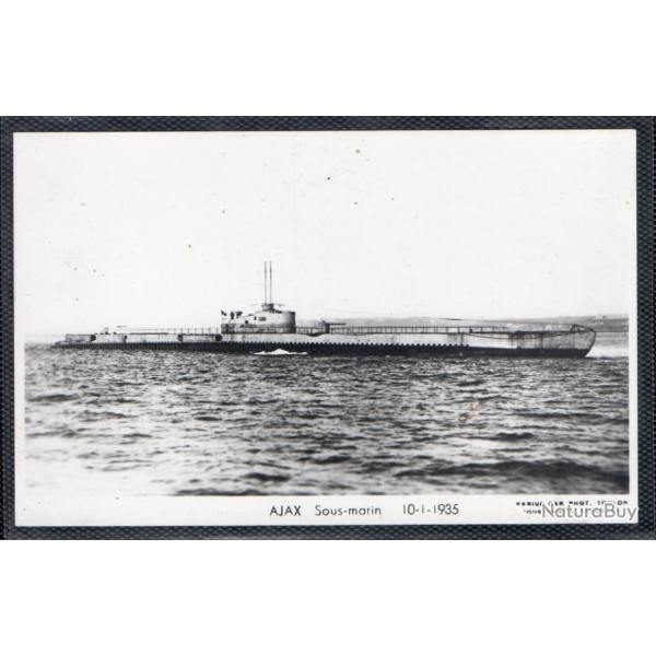 CPA - MARINE Militaire - " AJAX "SOUS - MARIN N3627
