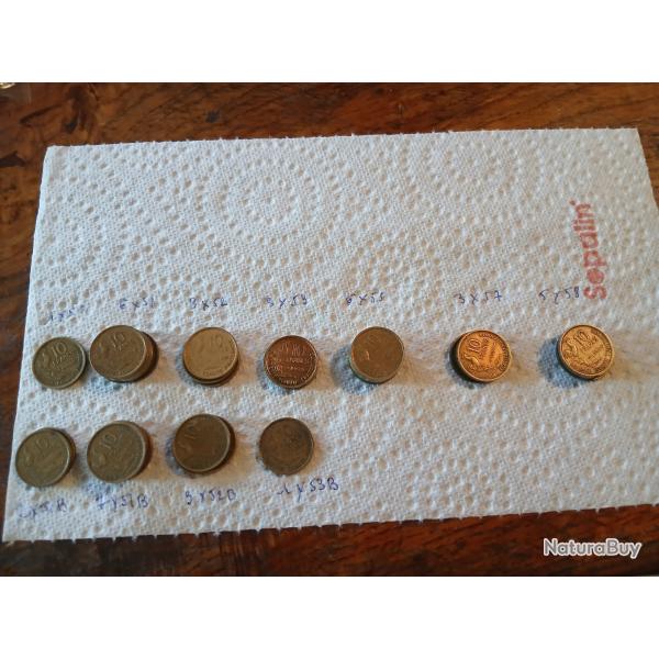 40 X  10 francs 1950 � 1958