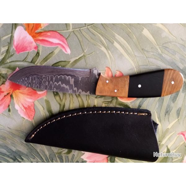 vend couteau de chasse neuf artisanale