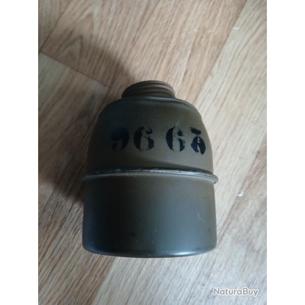 Cartouche de masque a gaz 1938