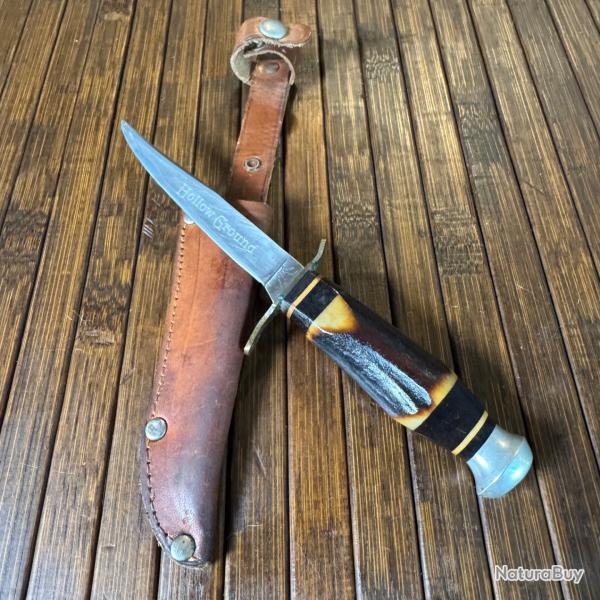 R�DUCTION DE COUTEAU ARTISANAL ALLEMAND HOLLOW GROUND PAR PIC A SOLINGEN