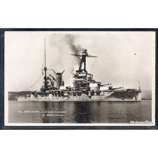CPA - Marine Militaire - 140-BRETAGNE-Cuirasse d'escadre de 25000 tonnes  N�3643